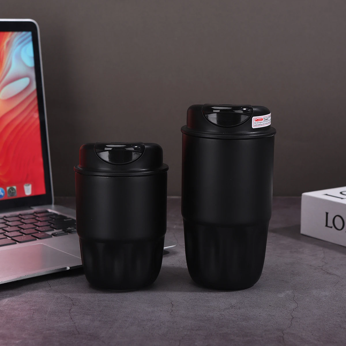 260 & 380ml Coffee Tumbler With Lid (2) 260 & 380ml Coffee Tumbler With Lid (2)